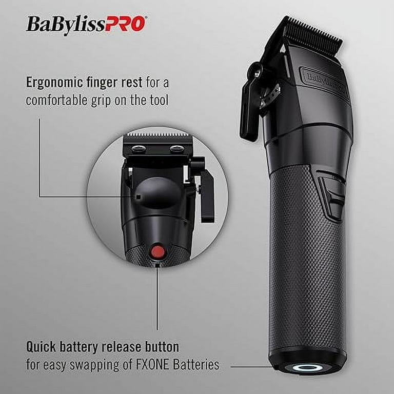 BabylissPRO BlackFX FXONE Zero-Gap Adjustable with Dual Ball BabylissPRO BlackFX FXONE Zero-Gap Adjustable with Dual Ball