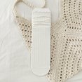 thumbnail image 4 of Yuanlong Women's Socks Mid-Calf Hollow Out Mesh Ruffle Socks Solid Color Leisure Activities Hosiery, 4 of 4