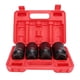 thumbnail image 3 of Head Adapter Socket 4pcs 1/2 Inch Deep Impact Socket Repairing Tool Set 12 Point Head Adapter High Hardness, 3 of 8