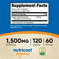 thumbnail image 6 of Nutricost Reishi Mushroom Supplement Capsules 1500mg, 60 Servings, 6 of 6