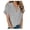 Black Stripe, variant on Women's Linen Blouse Short Sleeve Button Down Shirts 100% Cotton Collared Summer Short Sleeve Blouses Tops