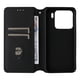 thumbnail image 5 of For Xiaomi 15 Wallet Case Rhombus Imprinted Leather Phone Cover - Black, 5 of 5