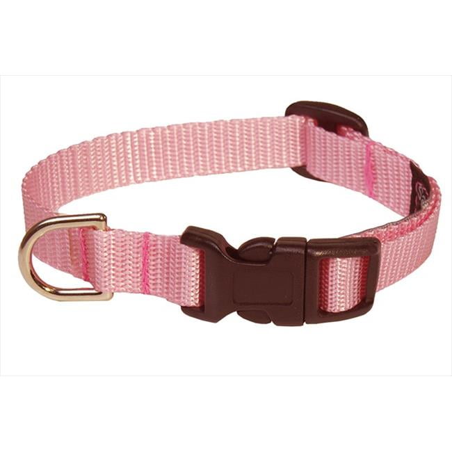 Nylon bing Dog Collar, Pink Extra Small