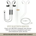 thumbnail image 3 of MEE audio M6 PRO Musicians' In-Ear Monitors Wired + Wireless Combo Pack w/ Cable + Bluetooth Adapter (Clear), 3 of 10