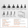 thumbnail image 6 of KFFKFF Set of Diamond Core Drill Bits, Includes 10 Pieces in Sizes 6/10/12/20/25/30/35/40/45/50mm, Features Triangular Shank, Comes with Storage Case, Suitable for Both Dry and Wet Conditions, 6 of 9