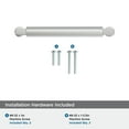 thumbnail image 4 of Amerock Ballard 5-1/16 inch (128mm) Center-to-Center Polished Chrome Cabinet Pull, 4 of 6