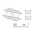 thumbnail image 1 of Patrón lateral Patrón de pie Pedales Metales modificados MODIFICADOS SIMULACIÓN 1/24 Reemplazo de la oruga del vehículo para Axial SCX24 90081 Plata 1 Set Inevent FN001297-01, 1 of 7
