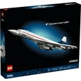 thumbnail image 3 of LEGO Icons Concorde Model Aircraft, Gift for Adults, Build a Replica Model of the World’s Most Famous Supersonic Commercial Passenger Plane with Authentic Details and Functional Pieces, 10318, 3 of 8