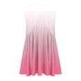 thumbnail image 4 of Plebaso V Neck Tank Tops for Women Gradient Color Ruffle Shirts Flowy Sleeveless Womens Summer Blouses, 4 of 5