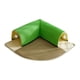 thumbnail image 4 of Cama para gatos Túnel de juegos Juguete para gatos Túnel de juegos para mascotas Cueva para gatos Hurón Gatito Interior verde, 4 of 9