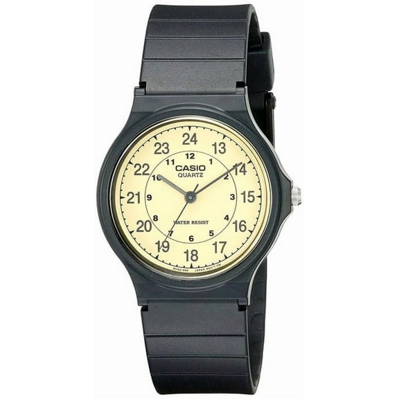 Casio Men's Classic Analog Watch with Gold Dial - MQ-24-9B