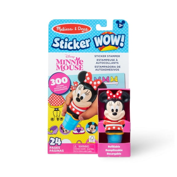 Melissa & Doug Sticker WOW! Activity Pad and Sticker Stamper - Disney Minnie Mouse