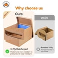 thumbnail image 3 of Archival Storage Boxes (8-pack) - Extra Strong 3-ply Side Walls  Heavy-duty Board Ready-to-assemble With Handles And Lids For Files Photo Legal/letter Size 12x16x10 Inches, 3 of 7