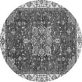 thumbnail image 1 of Ahgly Company Indoor Round Abstract Gray Modern Area Rugs, 5' Round, 1 of 4