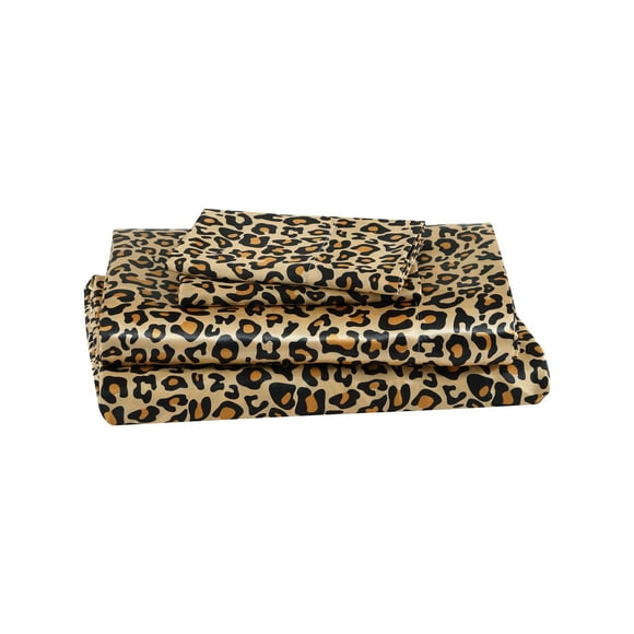 Juego de sábanas Beatrice Home Fashions, 100% poliéster satinado de lujo