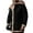 Black, variant on Men's Shearling Faux Suede Leather Coat Winter Thick Warm Sherpa Lined Fuzzy Fleece Hooded Jacket Loose Oversized Big and Tall Outwears