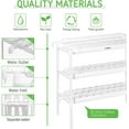 thumbnail image 7 of VIVOSUN Hydroponic Grow Kit, 3 Layers 90 Plant Sites 10 PVC Pipes , Water Pump, Pump Timer, Nest Basket and Sponge, 7 of 7