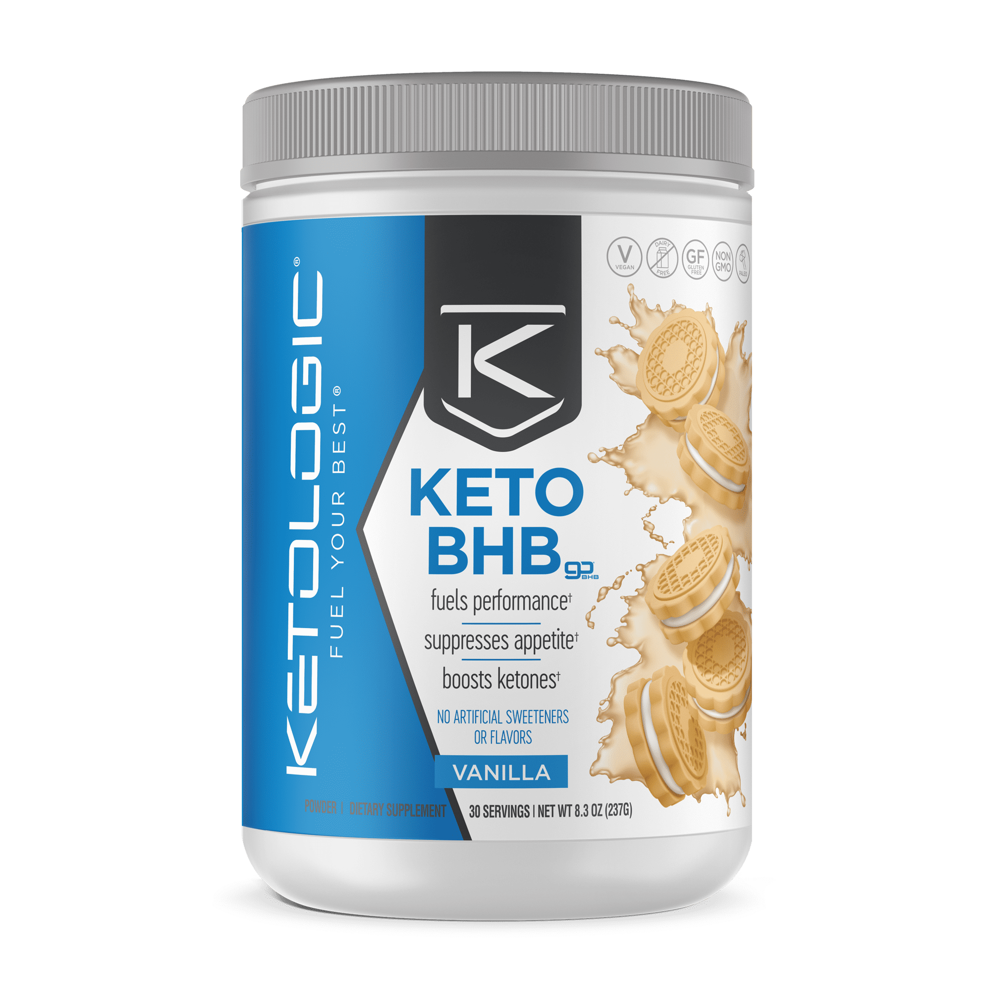 KetoLogic BHB Exogenous Ketones Powder + Electrolytes + Patented goBHB ...