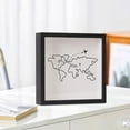 thumbnail image 1 of Elodie Shadow Box Frame Memory Box for Concert Movie Theater Sporting Event Tickets black 20x20cm, 1 of 8