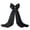 Black#8, variant on StlyGar Extra Large Bow Pendant Long Tail Tulle Bow Decoration for Wedding Christmas Party Car Window & Lawn Decor Elegant
