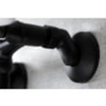 thumbnail image 4 of Kingston Brass KS516MB Wall Mount Bathroom Faucet, Matte Black, 4 of 5