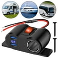 thumbnail image 1 of 12V Usb Socket 36W Pd3.0+18W For Qc3.0 Dual Usb Built-In Car Camper Adapter Mingyqi, 1 of 7