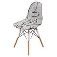 thumbnail image 2 of cubierta de asiento Estirar Shell Silla Asiento Cubierta Banquete Hogar Hotel Comedor Fundas Suaves Color 6 color 6 Magideal cubierta de asiento, 2 of 7