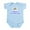 Sky Blue, variant on CafePress - Papaw's Little Fishin' Buddy Infant Bodysuit - Baby Light Bodysuit, Size Newborn - 24 Months
