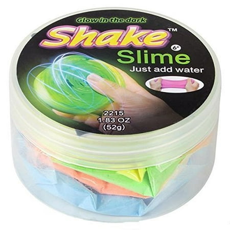 Kidsco DIY Slime Kit - Glow In Dark Slime Colorful Toys For Kids - 3.5 Inches Non-Toxic Slime - Great Gift Ideas, Party Favors, Giveaways