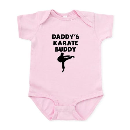 

CafePress - Daddys Karate Buddy Body Suit - Baby Light Bodysuit Size Newborn - 24 Months