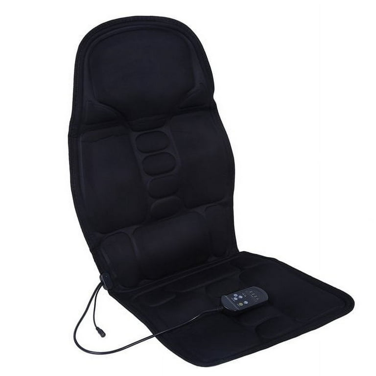 DODOING Car Heated Massager 8 Mode 3 Intensity Car Chair Seat Cushion Full  Body Electric Vibration Heat Kneading Rolling Vibration Massager with Heat