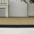 thumbnail image 7 of JONATHAN Y KEATON CUSTOM JUTE 3 x 5 Area Rug, Camden Farmhouse Cottage Border Jute - Natural/Navy, KTN100C-3, 7 of 7