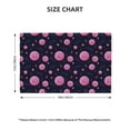 thumbnail image 2 of Placemats Set of 4 / 6, Pink Planets And Stars Placemats for Dining Table Indoor/Outdoors Heat Resistant Washable Placemats 18" x 12", 2 of 8
