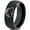 Black Dome Tungsten, variant on Tungsten Horse Horses Equestrian Equine Equidae Band Ring 8mm Men Women Comfort Fit Black Dome Polished