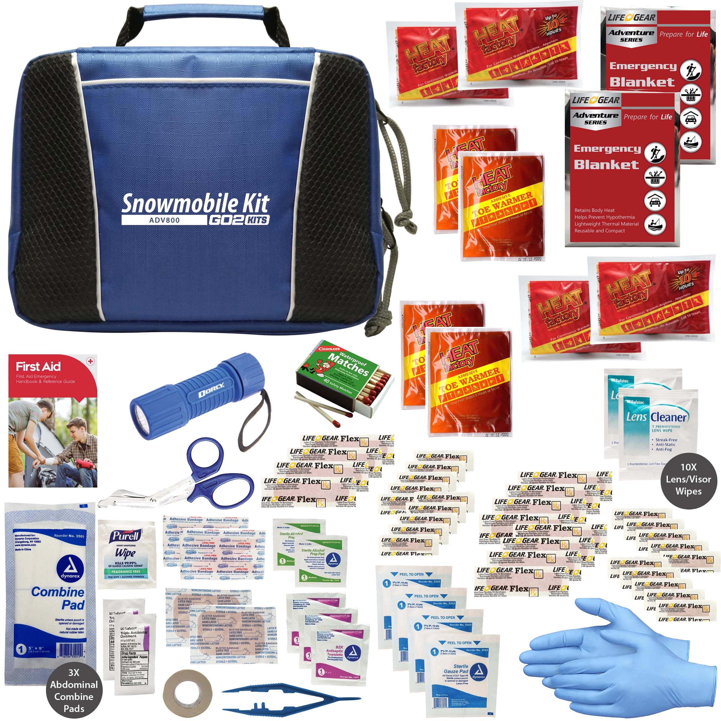 Go2Kits Snowmobile / Cold Weather Essential Outdoor Exploration Kit