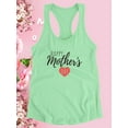 thumbnail image 3 of Mothers Day Small Heart Racerback Tank Women -Image by Shutterstock, Female x-Small, 3 of 4