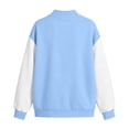 thumbnail image 6 of Trikvn Women's Varsity Jacket Color Block Baseball Jackets Button Down Long Sleeve Casual Outerwear Vintage Streetwear Coats Lightweight Pockets Fall Fashion, 6 of 6