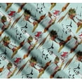 thumbnail image 3 of Soimoi Cotton Poplin Fabric Lighthouse,Bird & Tree Nature Decor Fabric Printed Yard 56 Inch Wide, 3 of 7
