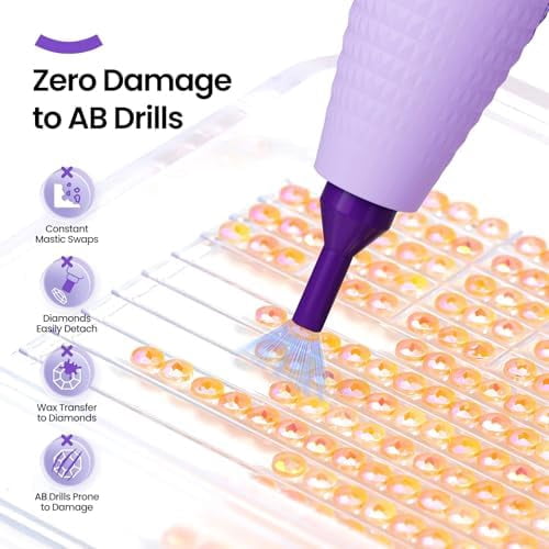 Wireless Vacuum Pen for Diamond Art Kit for Adults, Long-Lasting Electric Pen for Diamond Painting Accessories and Tools$$Art & Craft