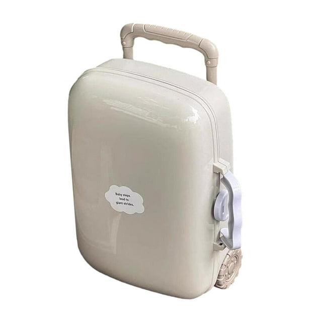 segolike Valise Jouet pour Enfants Valise pour Bébé Jouet Valise Roulante en Plastique Boîte de Rangement avec