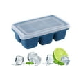 thumbnail image 3 of Ice Mould Trays Mini Ice Trays With Easy Release Silicone Bottom Stackable Small, 3 of 7