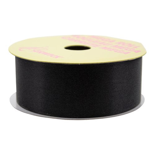 Offray Satin 1.5" Black Craft Ribbon, 1 Each - Walmart.com - Walmart.com