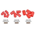 thumbnail image 2 of Unique Bargains Round End Caps Rubber Cover 30pcs 9/32' 3/8' 1/2' Red Screw Protector for Screw Bolt Pipe, 2 of 5
