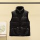thumbnail image 2 of Gibobby Chaleco mujer casual, chaleco acolchado para mujer, cuello de pie, ligero(Negro,XG), 2 of 4