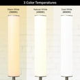 thumbnail image 5 of O’Bright LED Cylinder Floor Lamp with Remote Control, Full Range Dimming, Adjustable Color Temperature 3000K-6000K, Minimalist Standing Lamps for Living Room, Bedrooms and Office, Brushed Nickel, 5 of 8