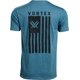 thumbnail image 1 of Remera Vortex Optics Salute para Hombre Azul Acero Jaspeado, 1 of 4