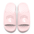 thumbnail image 2 of Unisex ISlide Pink Michigan State Spartans Tonal Pop Motive Slide Sandals, 2 of 5