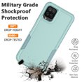 thumbnail image 2 of For Samsung Galaxy A03S A13 A14 A23 A32 A34 A53 A54 5G Case,Njjex 2 in 1 PC Phone Case ,Rubber & Rugged Shockproof Full Body Protection Case Cover-Green, 2 of 6