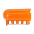 thumbnail image 2 of Zentra Crochet yarn guide ring, finger support, heavy-duty, knitting thimble, accessory orange, 2 of 10