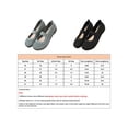 thumbnail image 4 of Frontwalk Women's Mary Jane Loafers Flat Ballet Slip On Comfortable Casual Round Toe Walking Shoes Bean Green 7.5, 4 of 4